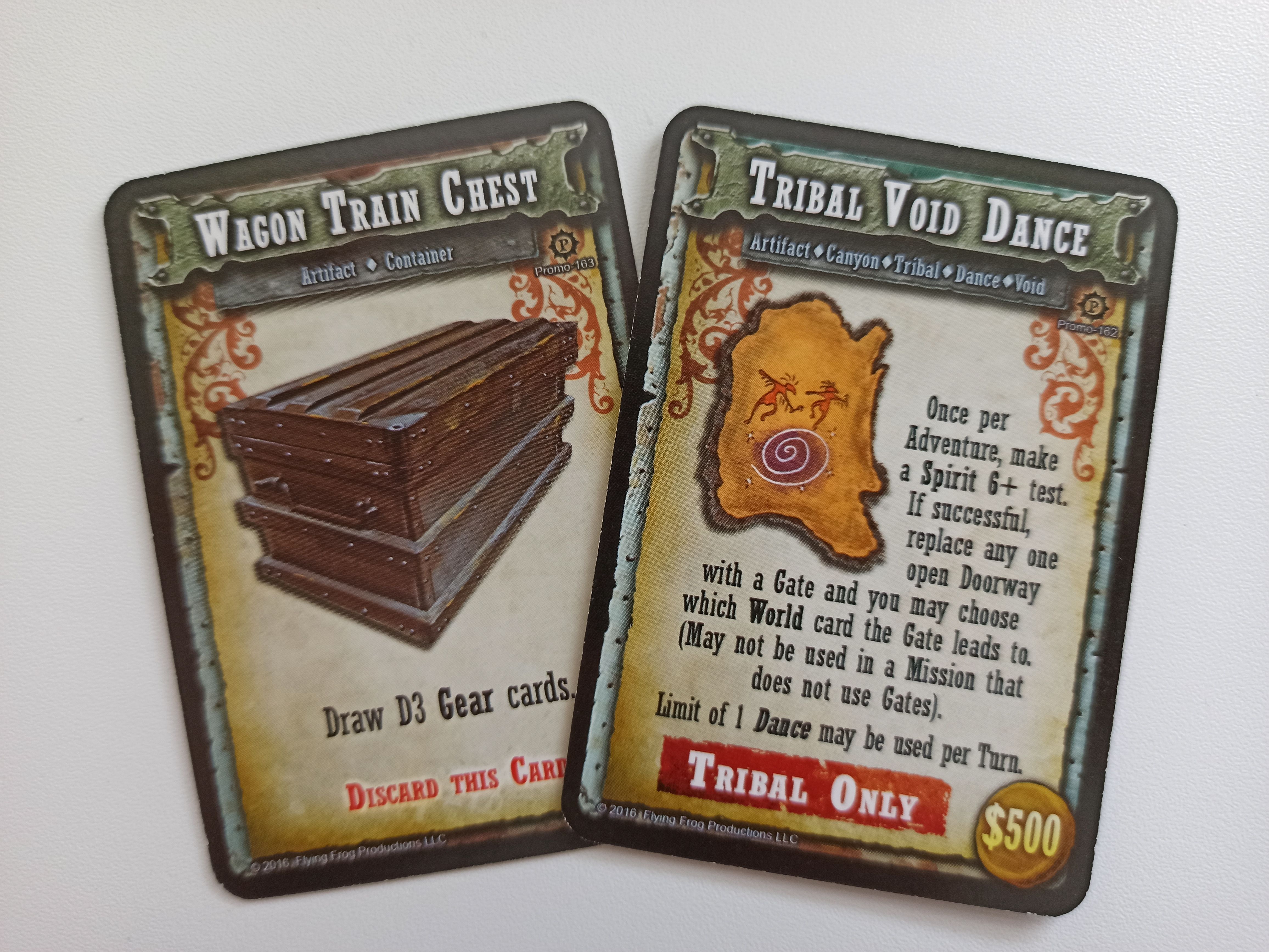 Shadows of Brimstone: Blasted Wastes Promo Cards