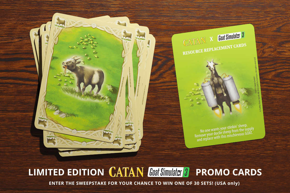 Catan x Goat Simulator 3 Resource Replacement Cards Compare Prices Australia Board Game Oracle