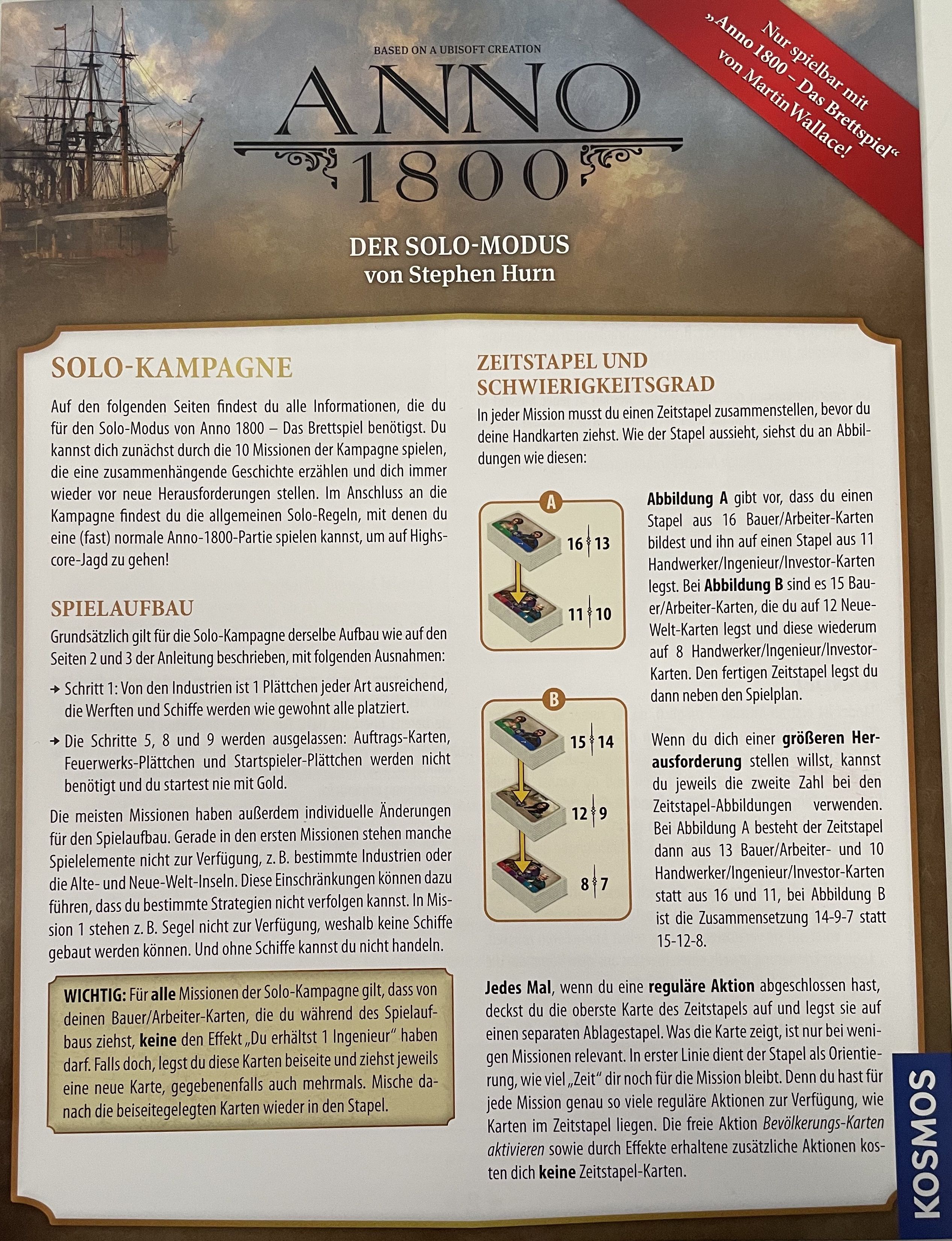 Anno 1800: Der Solo-Modus