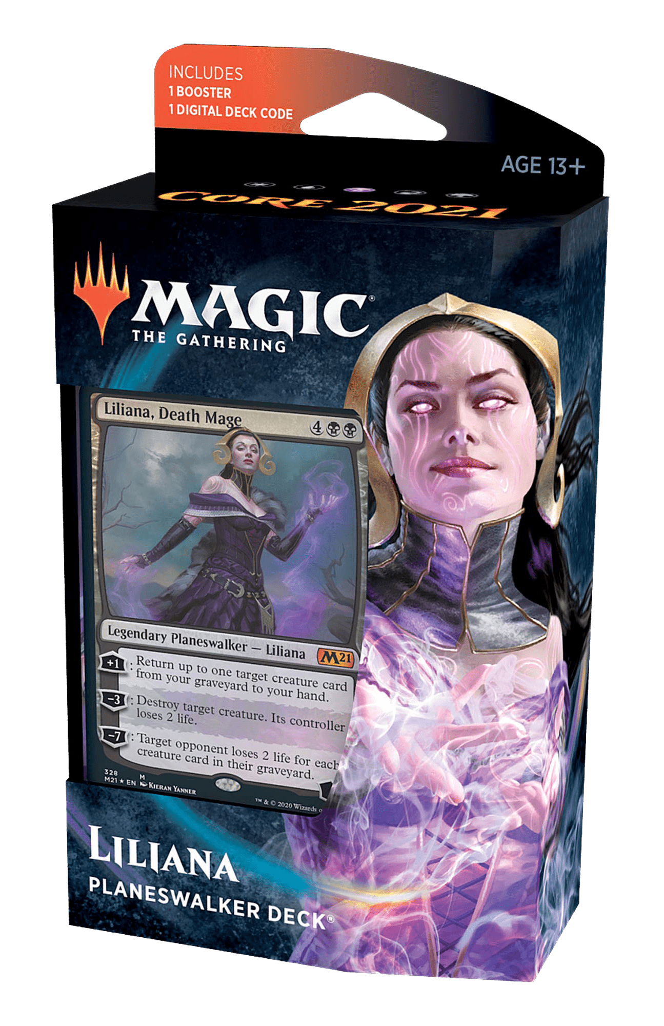 Magic The Gathering Core Set 2021 Planeswalker Deck Liliana, Death