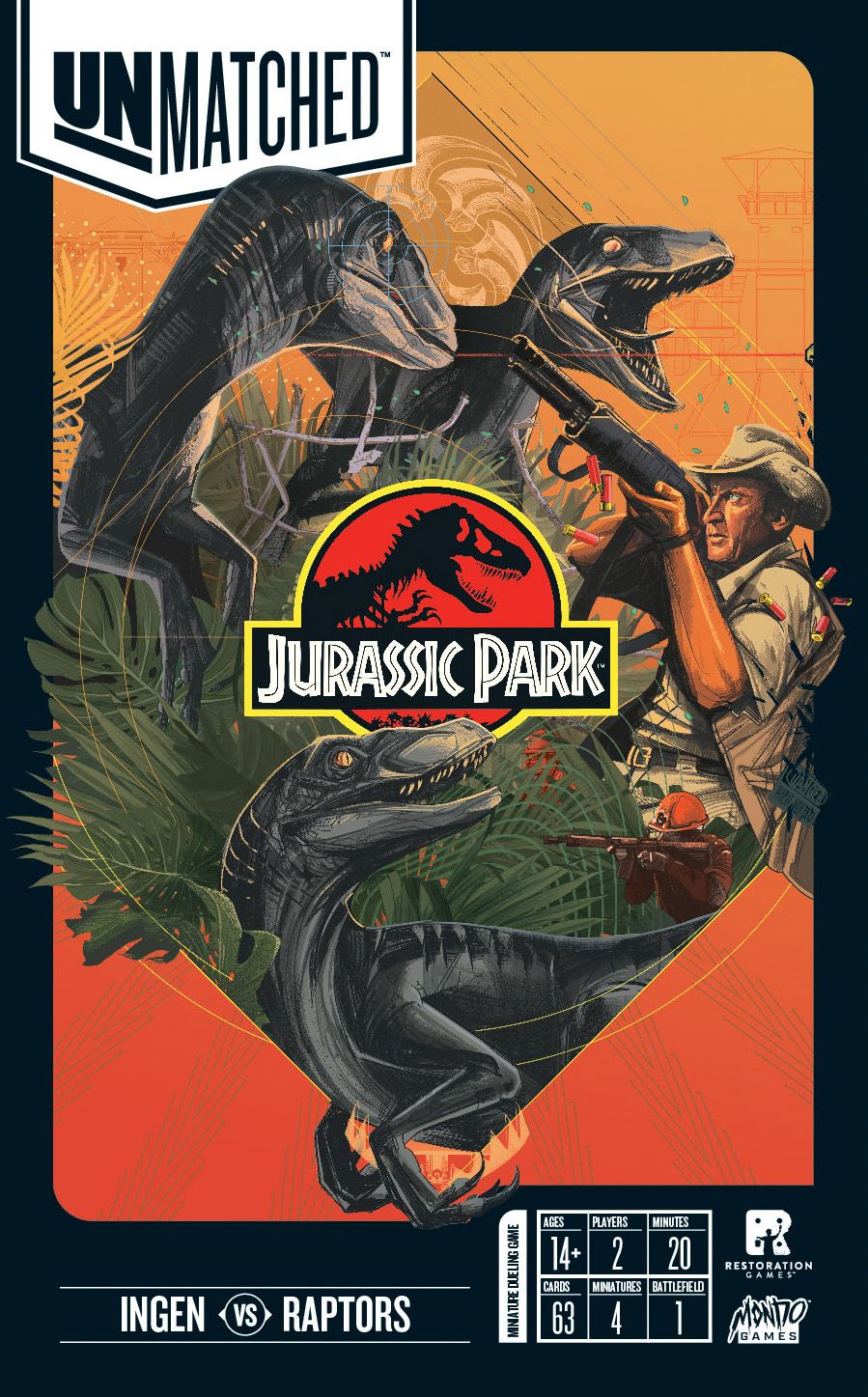 Unmatched: Jurassic Park – InGen vs Raptors | Compare Prices Australia ...