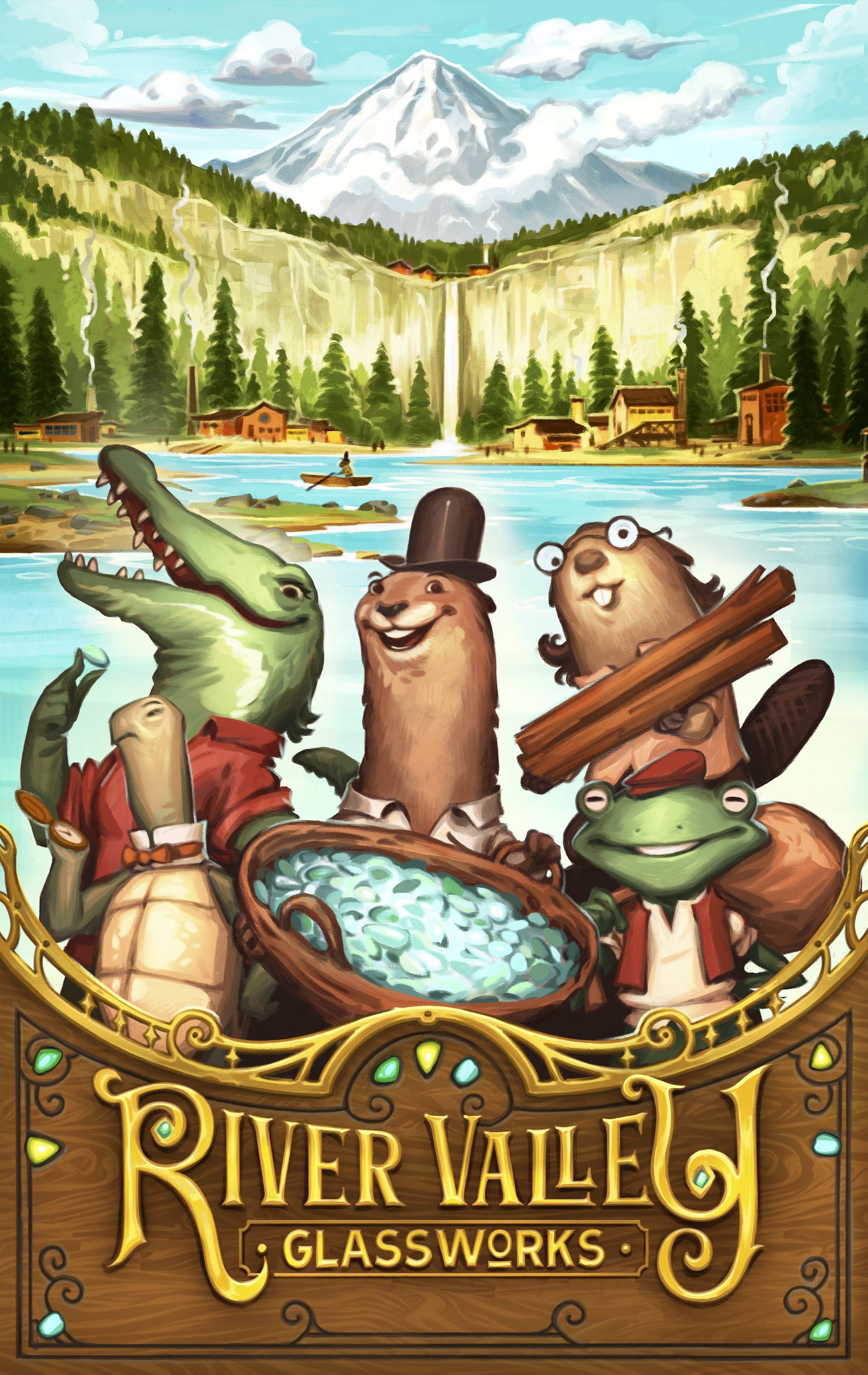 River Valley Glassworks | Compare Board Game Prices | Board Game 