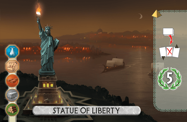 7 Wonders Duel: Statue of Liberty