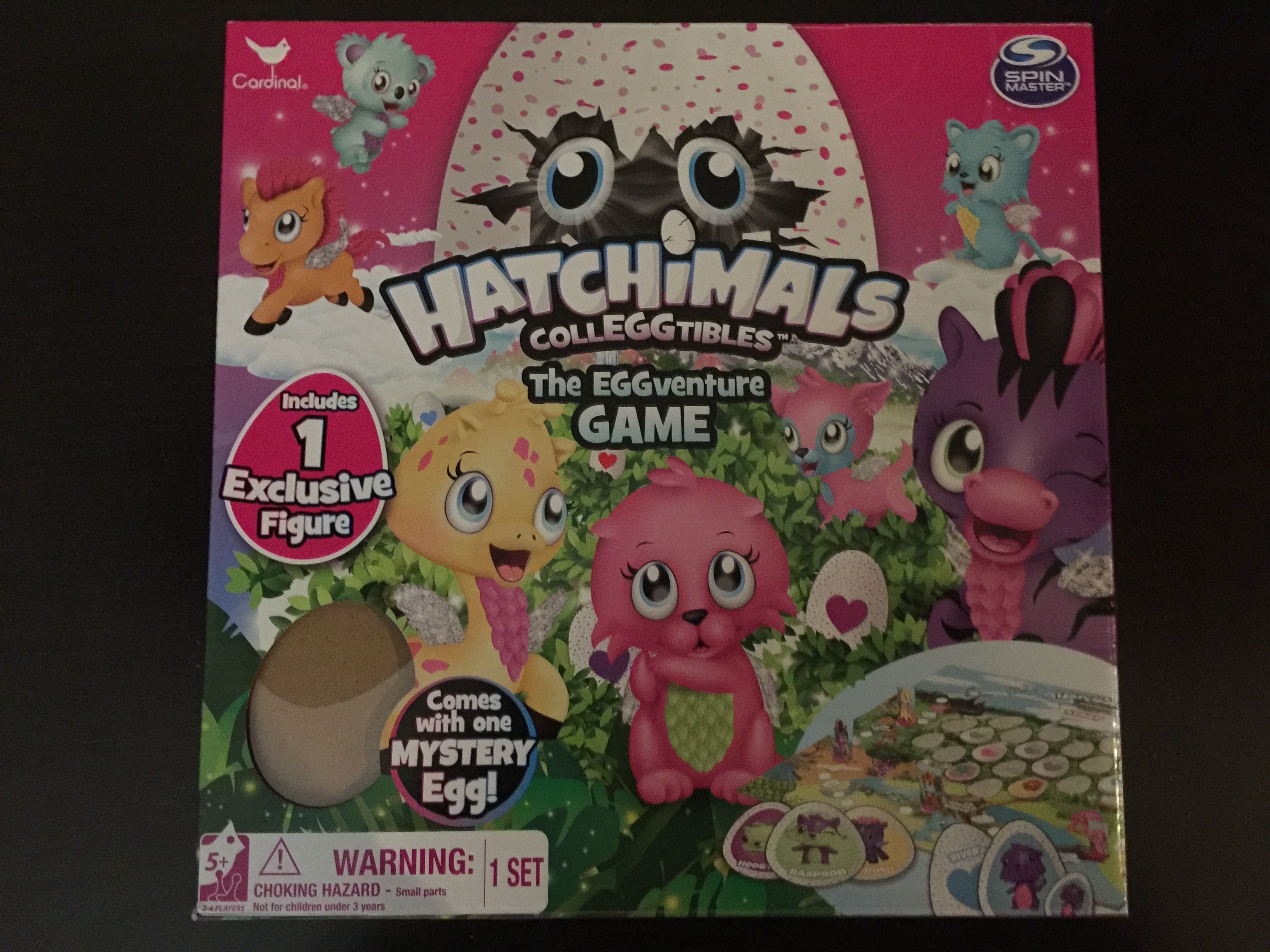 Hatchimals Colleggtibles Jumbo Card Game W/ 1 Exclusive Figure Egg