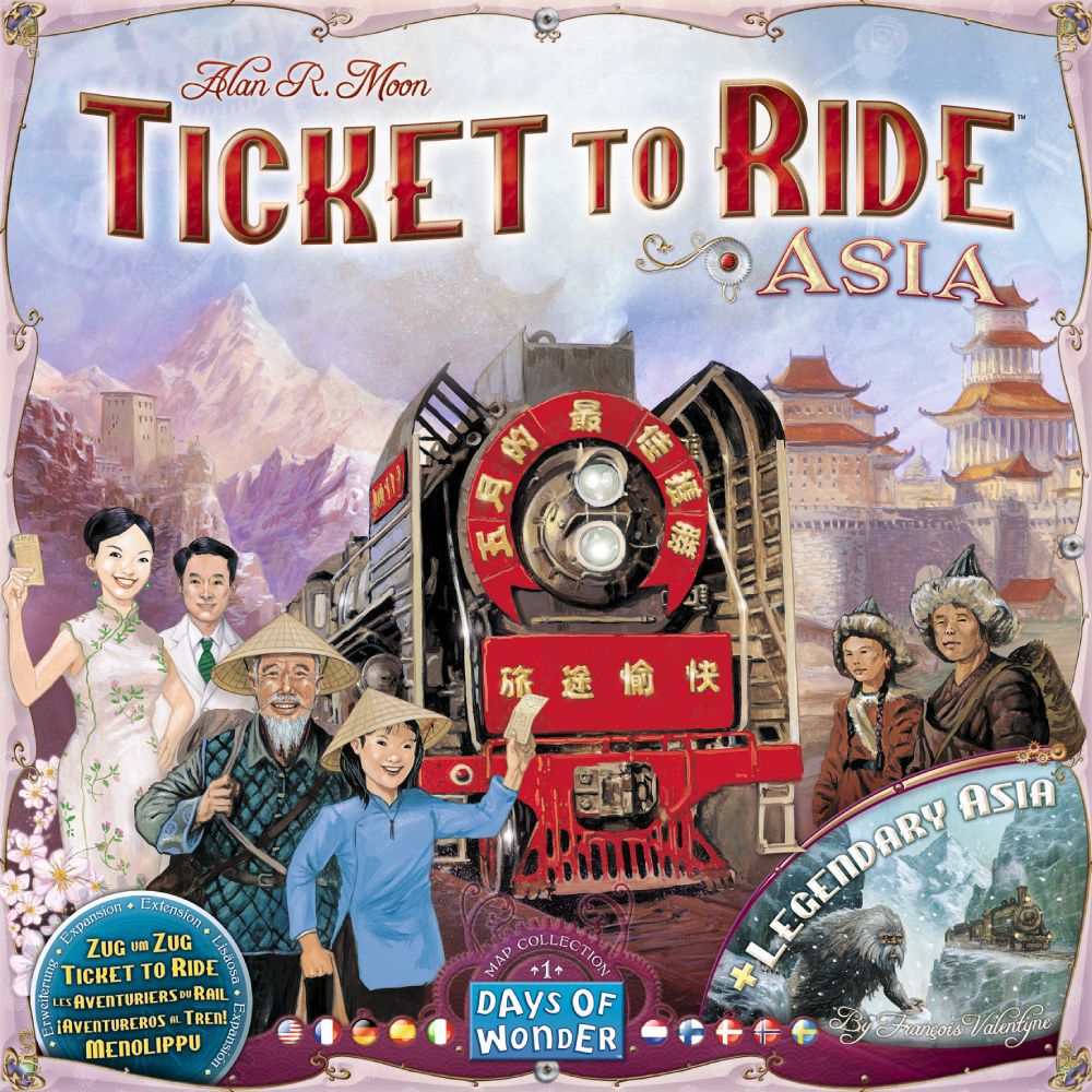 Ticket to Ride Map Collection Volume 1 Team Asia & Legendary Asia