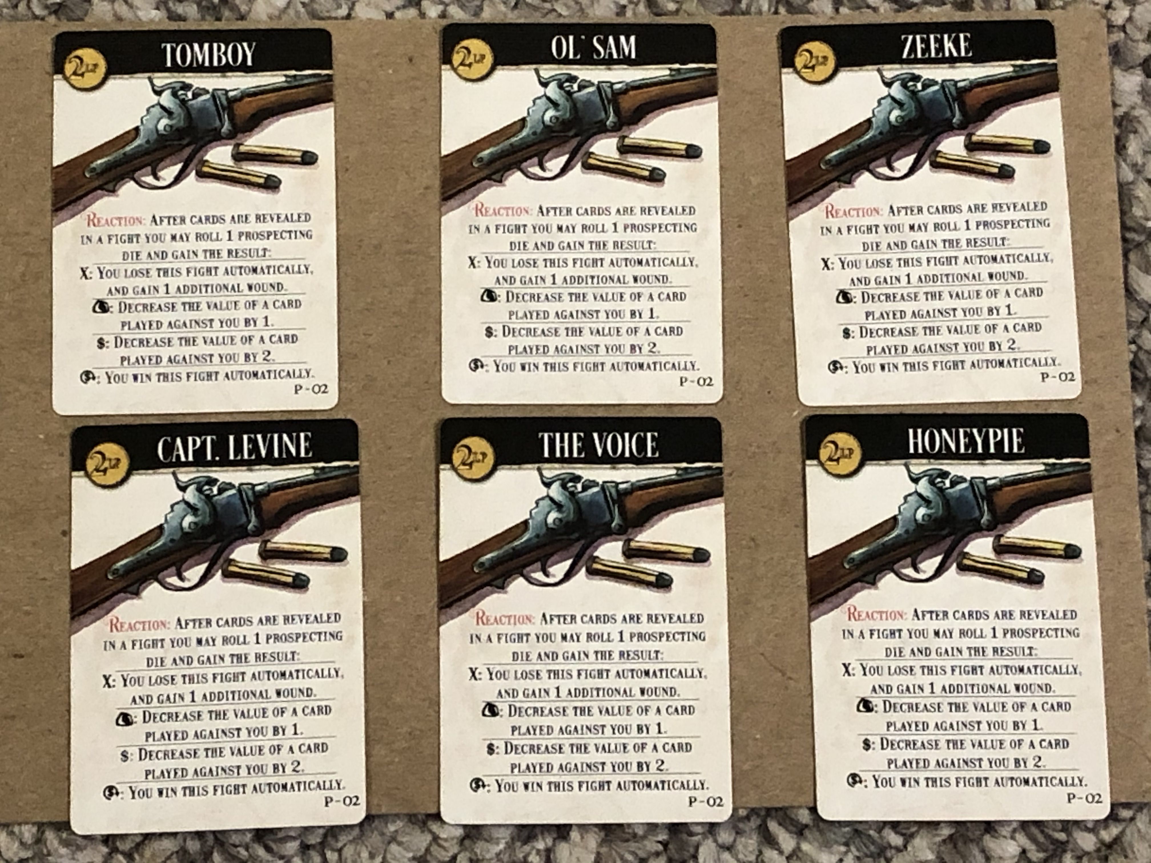 Western Legends: Carbine Promo Cards