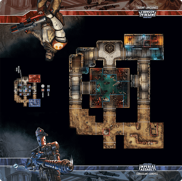 Star Wars: Imperial Assault – Coruscant Landfill Skirmish Map