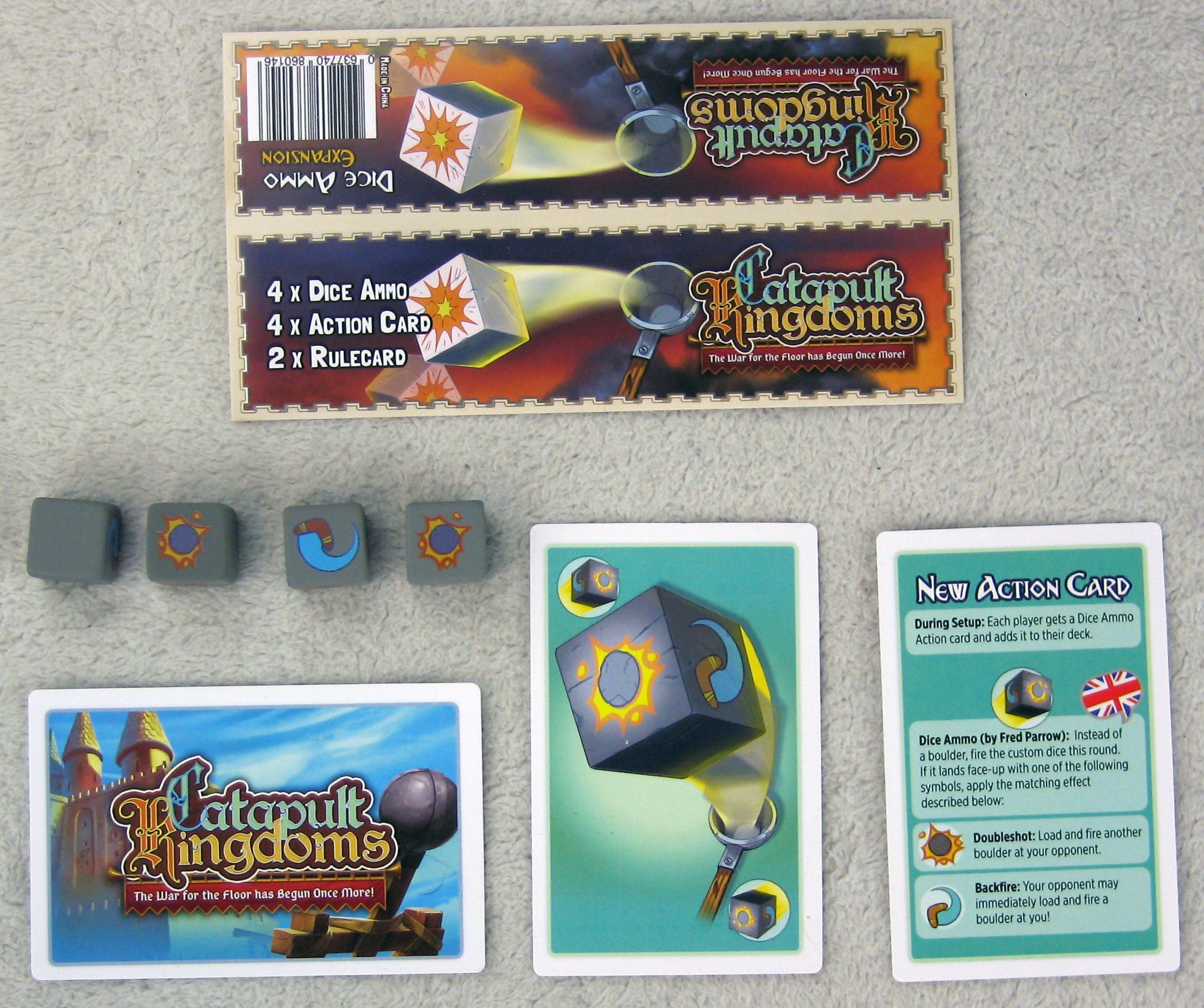 Catapult Feud: Dice Ammo Expansion