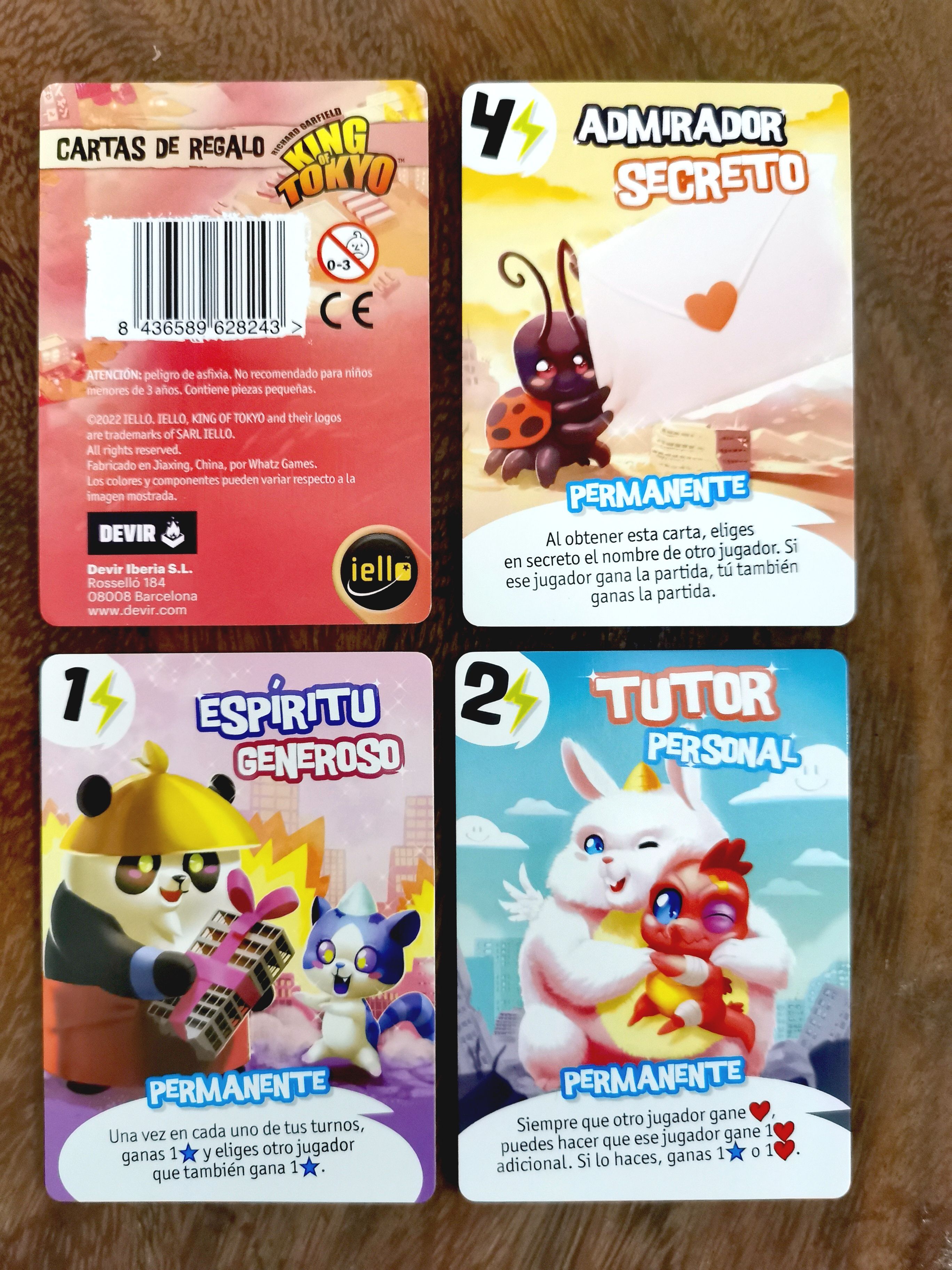 King of Tokyo: Gift Promo Cards