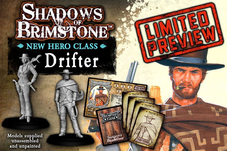 Shadows of Brimstone: Drifter Hero Pack