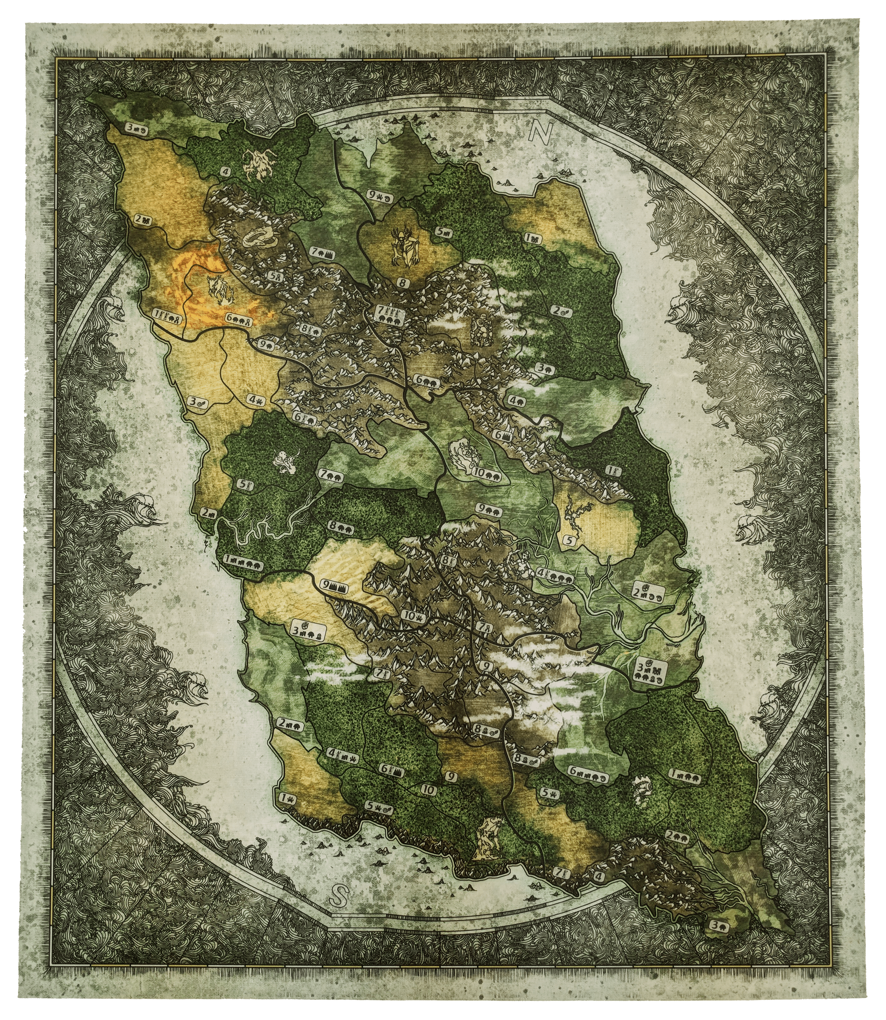 Spirit Island: Expansion Playmat