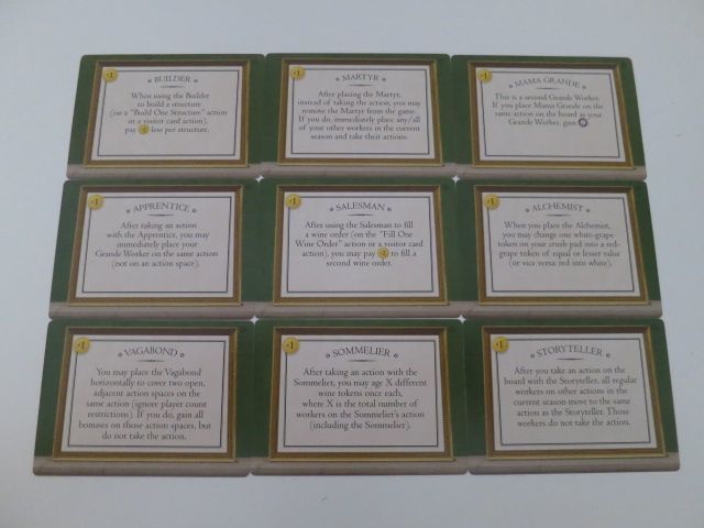 Tuscany: Special Worker Promo Cards