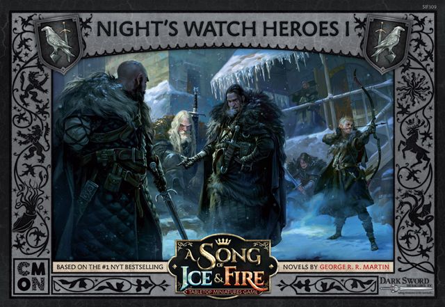 A Song of Ice & Fire: Tabletop Miniatures Game – Night's Watch Heroes I